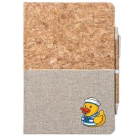 Notizbuch A5 Quietscheente Matrose Gummiente Seemann 80...
