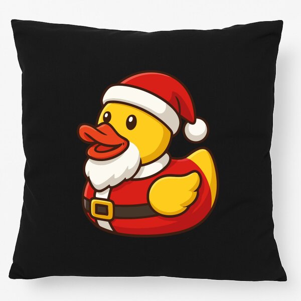 Kissen Quietscheente Nikolaus Weihnachtsmann 40x40cm