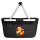 Einkaufskorb faltbar Quietscheente Nikolaus Gummiente Weihnachtsmann 20 Liter Black