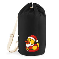Seesack Quietscheente Nikolaus Gummiente Weihnachtsmann...