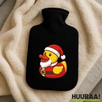 Wärmflasche Quietscheente Nikolaus Gummiente...