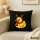 Kissen Quietscheente Rudolf Gummiente Rentier 40x40cm
