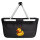 Einkaufskorb faltbar Quietscheente Rudolf Gummiente Rentier 20 Liter Black