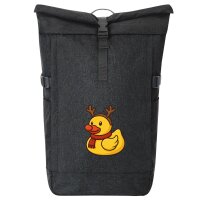 Kurierrucksack Quietscheente Rudolf Gummiente Rentier...