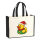 Jutetasche Quietscheente Wichtel Gummiente Elfe 21 Liter Black