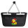 Einkaufskorb faltbar Quietscheente Wichtel Gummiente Elfe 20 Liter Black