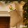 Weihnachtsstrumpf Quietscheente Wichtel Gummiente Elfe Beige Jute