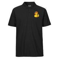Herren Polo Shirt Quietscheente Bergbau Gummiente...