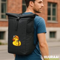Kurierrucksack Quietscheente Bergbau Gummiente Glück...