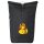 Kurierrucksack Quietscheente Bergbau Gummiente Glück auf 30-44 Liter Black Melange