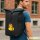 Kurierrucksack Quietscheente Bergbau Gummiente Glück auf 30-44 Liter Black Melange