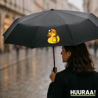 Regenschirm Quietscheente Bergbau Gummiente Glück...