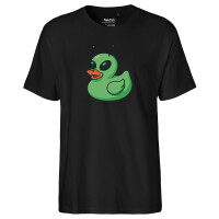Herren T-Shirt Quietscheente Alien Gummiente Ufo
