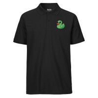Herren Polo Shirt Quietscheente Alien Gummiente Ufo