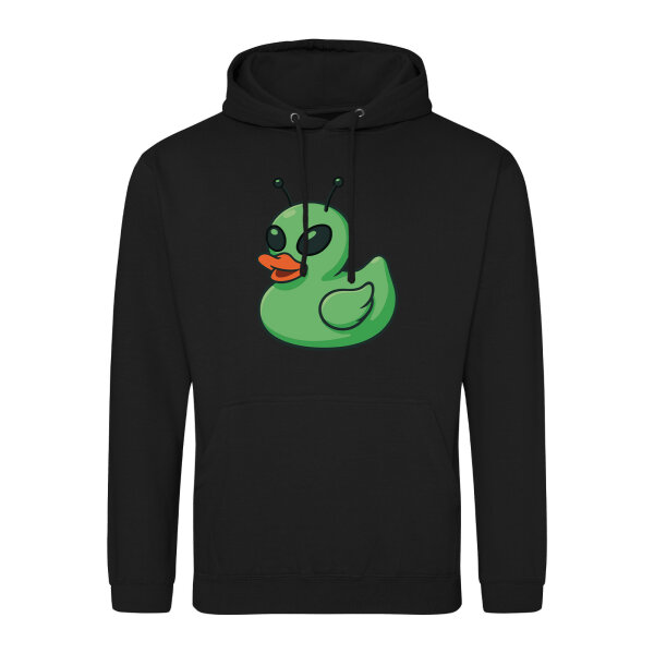 Unisex Hoodie Quietscheente Alien Gummiente Ufo