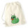 Turnbeutel Quietscheente Alien Gummiente Ufo 12 Liter