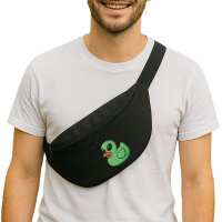 Bauchtasche Quietscheente Alien Gummiente Ufo 2,5 Liter...