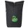 Kurierrucksack Quietscheente Alien Gummiente Ufo 30-44 Liter Black Melange