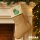 Weihnachtsstrumpf Quietscheente Alien Gummiente Ufo Beige Jute