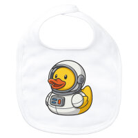 Baby Lätzchen Quietscheente Astronaut Gummiente...