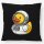 Kissen Quietscheente Astronaut Gummiente 40x40cm