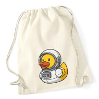 Turnbeutel Quietscheente Astronaut Gummiente Raumfahrer...