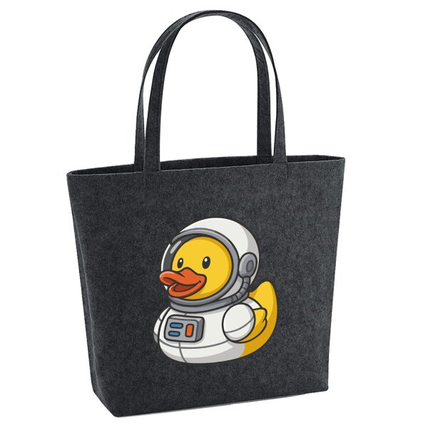 Filzshopper Quietscheente Astronaut Gummiente, 22 Liter