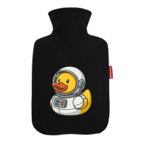 Wärmflasche Quietscheente Astronaut Gummiente...