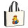 Jutetasche Quietscheente König Gummiente King 21 Liter Black