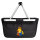 Einkaufskorb faltbar Quietscheente König Gummiente King 20 Liter Black