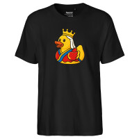 Herren T-Shirt Quietscheente Königin Gummiente Queen