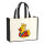 Jutetasche Quietscheente Königin Gummiente Queen 21 Liter Black