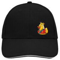 Kappe Quietscheente Königin Gummiente Queen