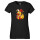 Damen T-Shirt Quietscheente Joker Gummiente Hofnarr