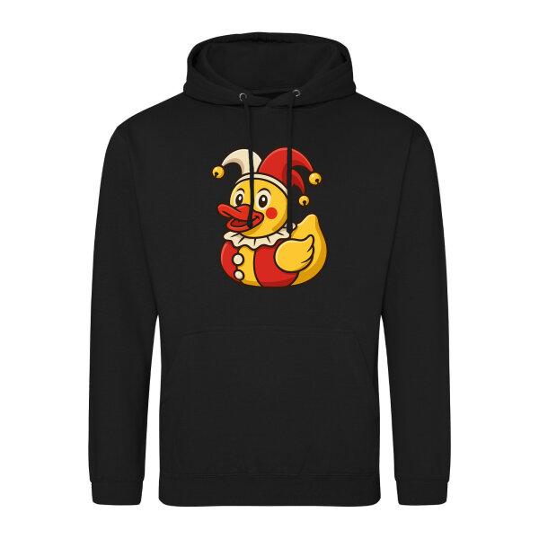Unisex Hoodie Quietscheente Joker Gummiente Hofnarr