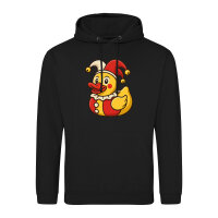 Unisex Hoodie Quietscheente Joker Gummiente Hofnarr