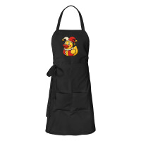 Schürze Quietscheente Joker Gummiente Hofnarr mit...