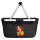 Einkaufskorb faltbar Quietscheente Joker Gummiente Hofnarr 20 Liter Black