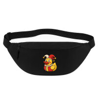 Bauchtasche Quietscheente Joker Gummiente Hofnarr 2,5...