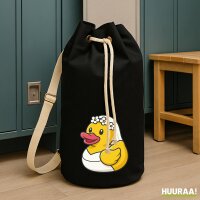 Seesack Quietscheente Braut Gummiente Hochzeit 20 Liter...