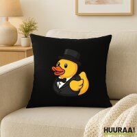 Kissen Quietscheente Bräutigam Gummiente Hochzeit...