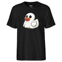 Herren T-Shirt Quietscheente Geist Gummiente Halloween