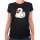 Damen T-Shirt Quietscheente Geist Gummiente Halloween