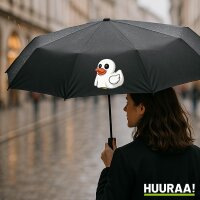 Regenschirm Quietscheente Geist Gummiente Halloween 98cm...