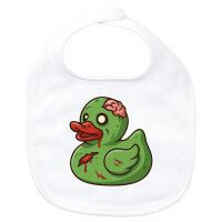 Baby Lätzchen Quietscheente Zombie Gummiente...