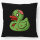 Kissen Quietscheente Zombie Gummiente Halloween 40x40cm