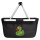 Einkaufskorb faltbar Quietscheente Zombie Gummiente Halloween 20 Liter Black