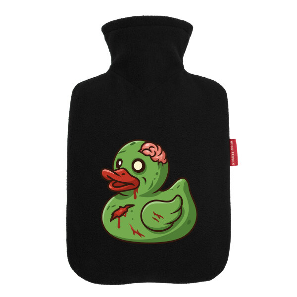 Wärmflasche Quietscheente Zombie Gummiente Halloween