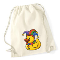 Turnbeutel Quietscheente Karneval Gummiente Jeck 12 Liter
