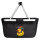 Einkaufskorb faltbar Quietscheente Karneval Gummiente Jeck 20 Liter Black